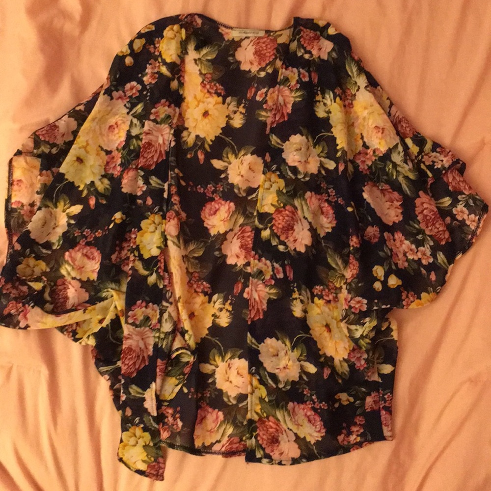 Floral shawl